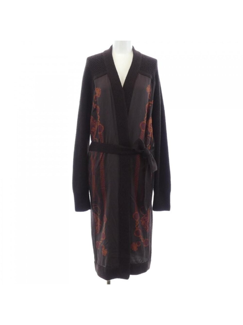Hermes les Finesse Twillaine Long Cardigan